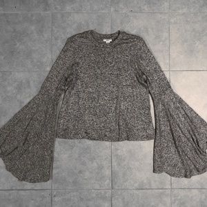 BAR III EXTREME BELL SLEEVE HACCI LONG SLEEVE TOP